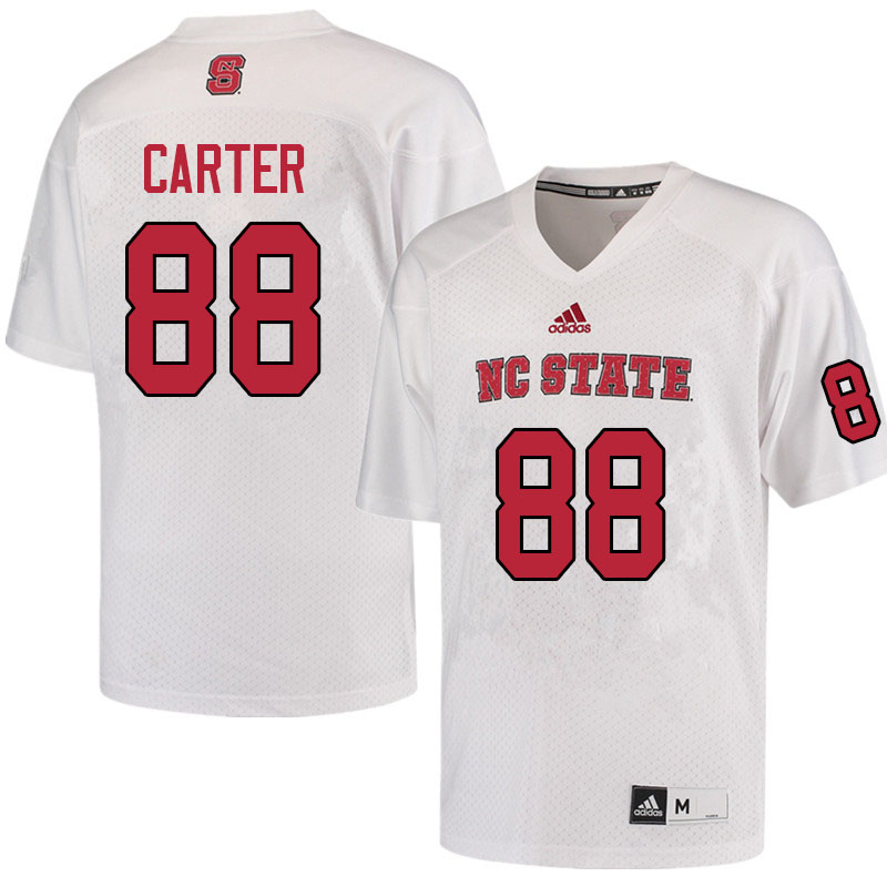 Men #88 Devin Carter NC State Wolfpack College Football Jerseys Sale-White